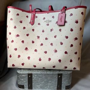 Rare coach ladybug tote